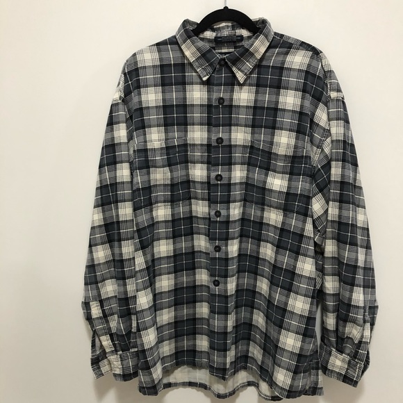 Club Monaco Button Up Flannel Shirt - Picture 2 of 4